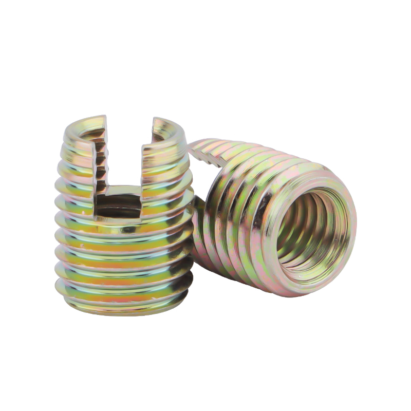 Yellow Zinc Plated Self-Tapping Thread Insert